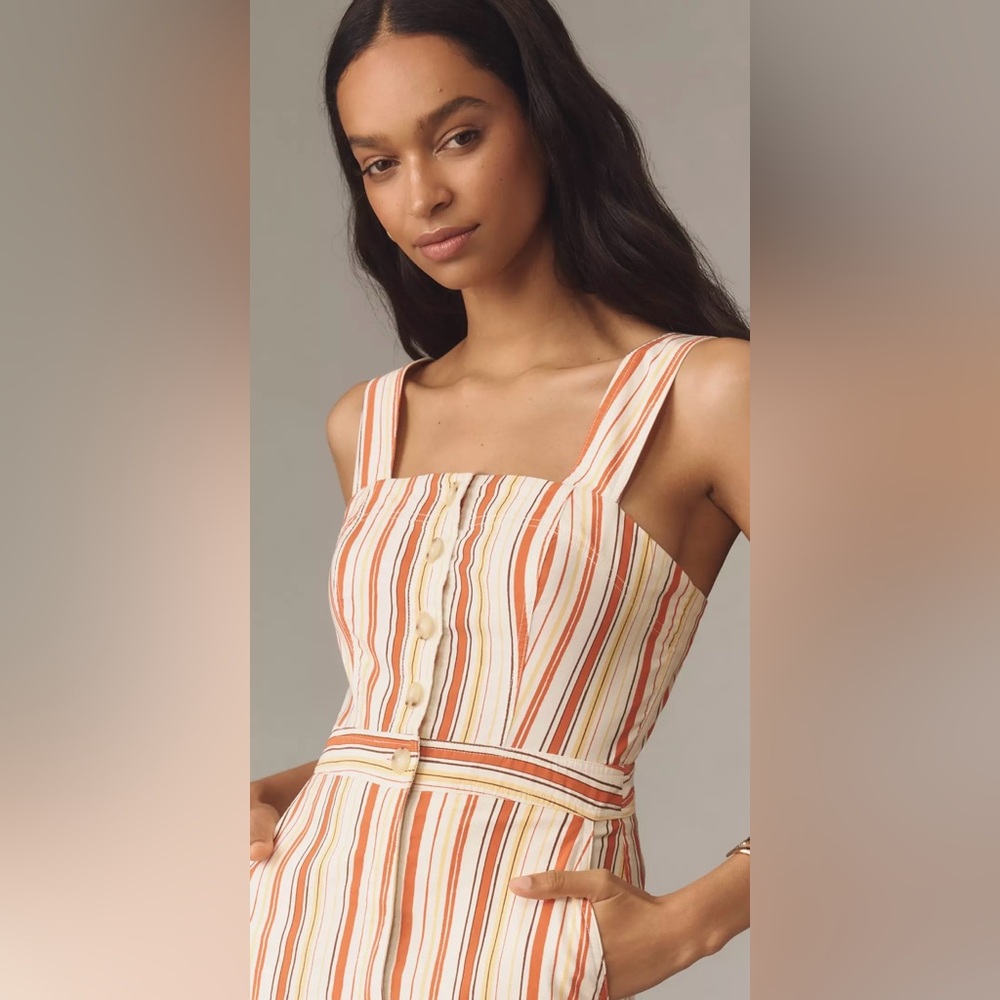 Maeve Portside Striped Jumpsuit